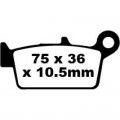 EBC Brakes EPFA Sintered Fast Street and Trackday Pads Rear - EPFA131HH EBC Brakes EPFA Sintered Fast Street and Trackday Pads Rear - EPFA131HH